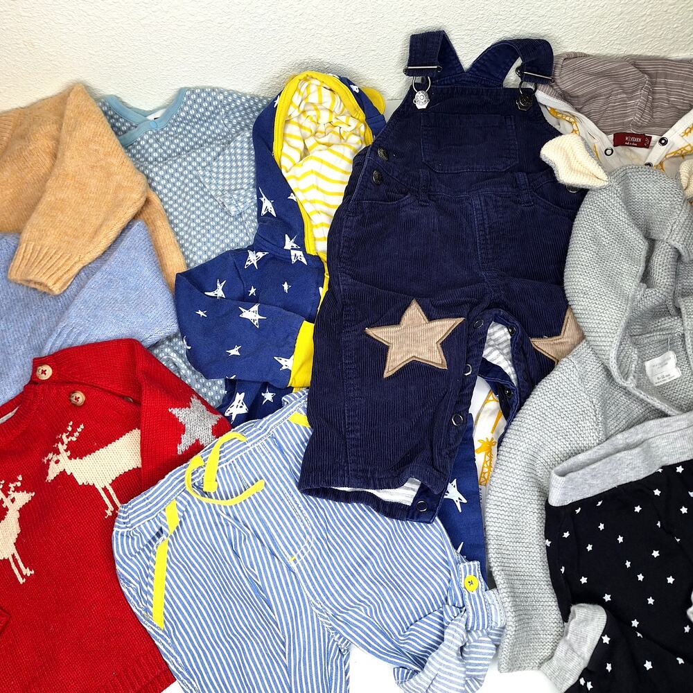 6-9m Baby Boden Tea Janie & Jack Baby Boy Clothing Lot Zara H&M Outfits Overalls